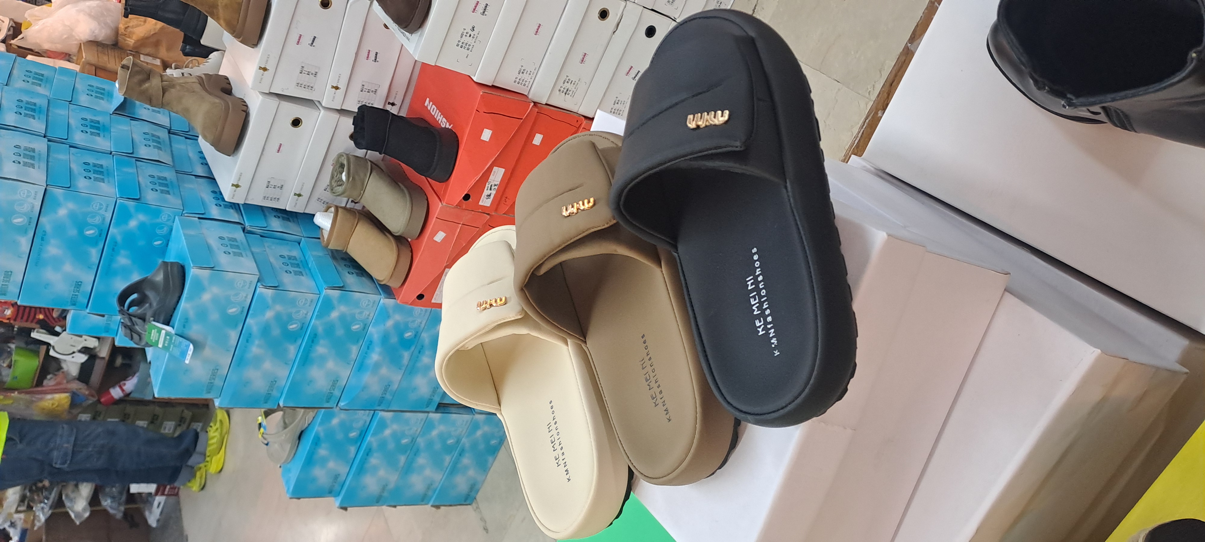 女鞋 魔鬼氈可以調 大小 流行時髦 拖鞋 05_667_7 4