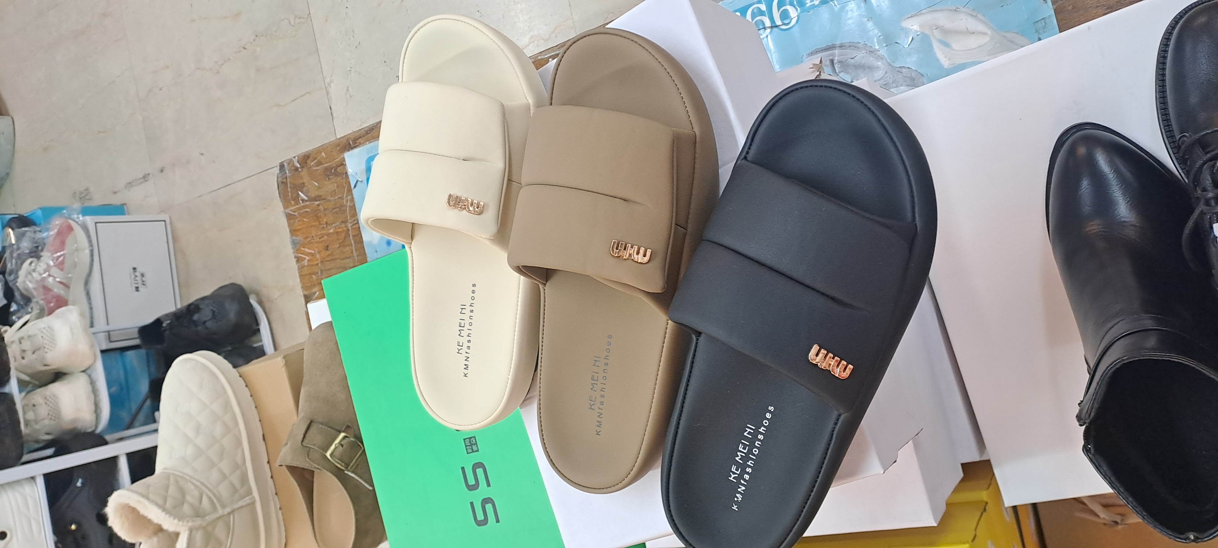 女鞋 魔鬼氈可以調 大小 流行時髦 拖鞋 05_667_7 3