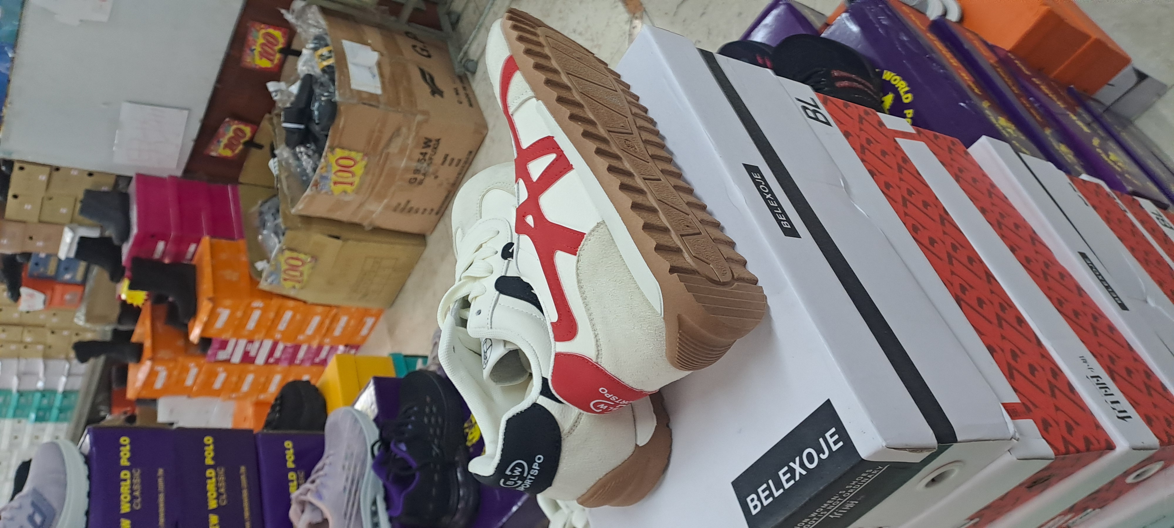 女鞋氣墊乳膠鞋墊運動休閒工作體育課專用鞋 05_LV5-318 6