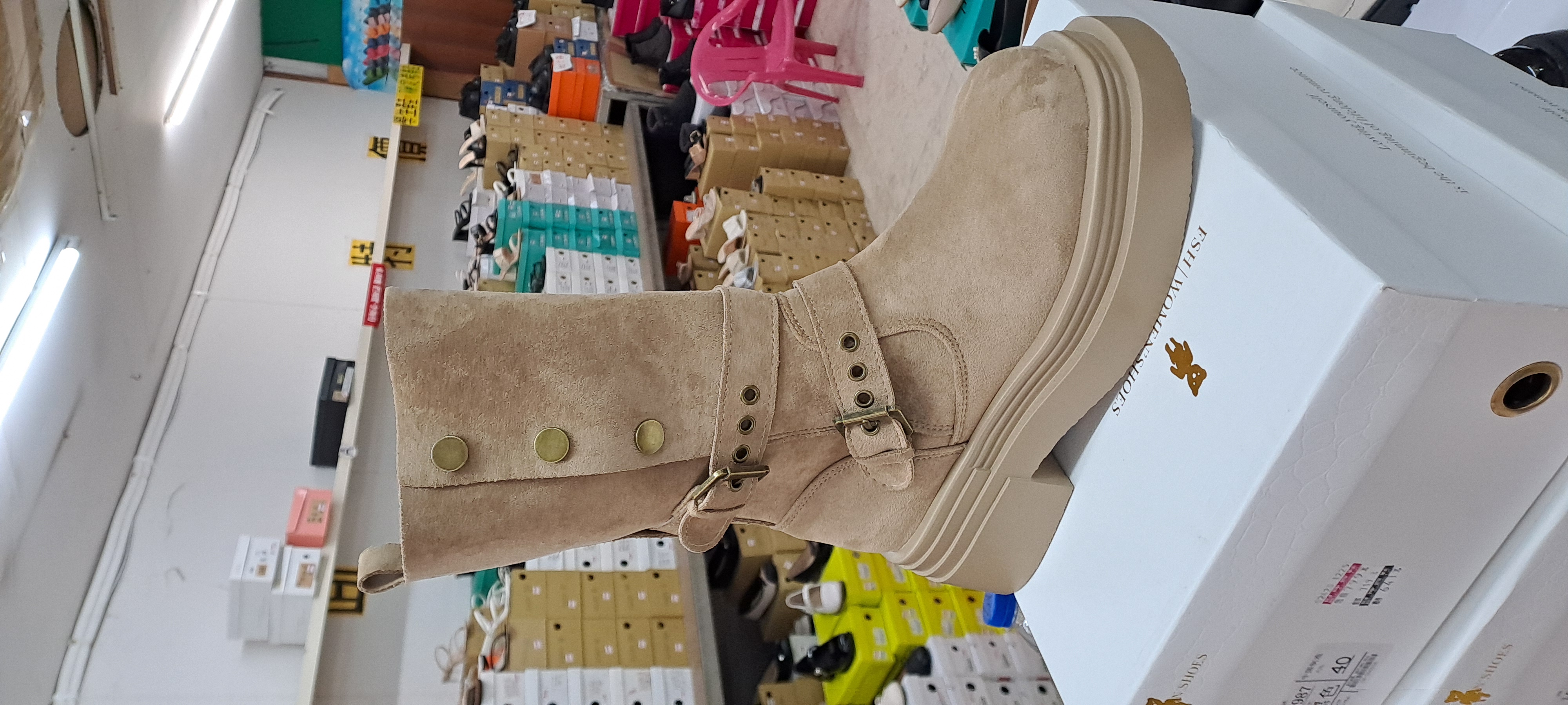 刷毛女士馬靴 02-M552