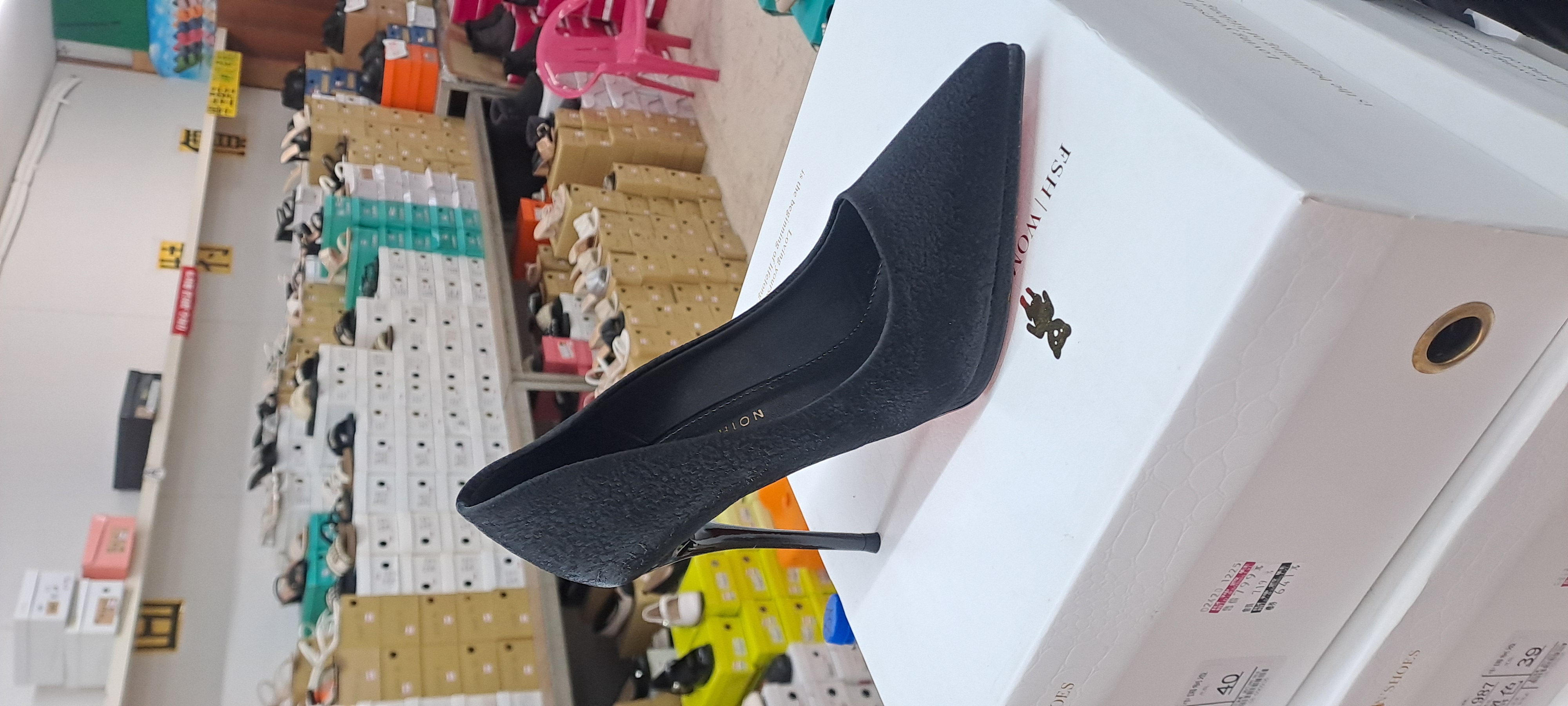 尖頭細跟高跟鞋高約11公分女士性感時髦流行鞋 05_9902