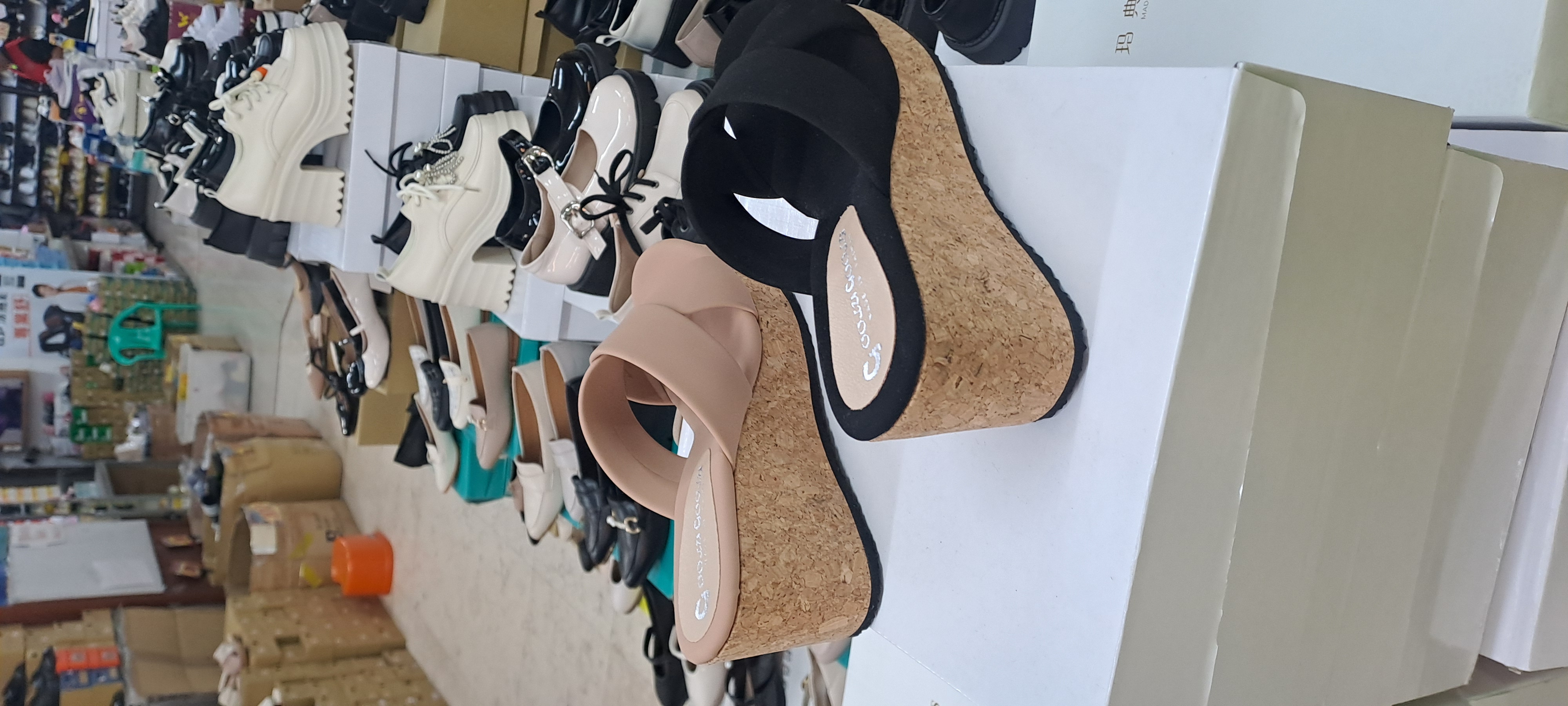 春夏新款女鞋台灣製造跟高八公分 交叉拖鞋 09_330 5