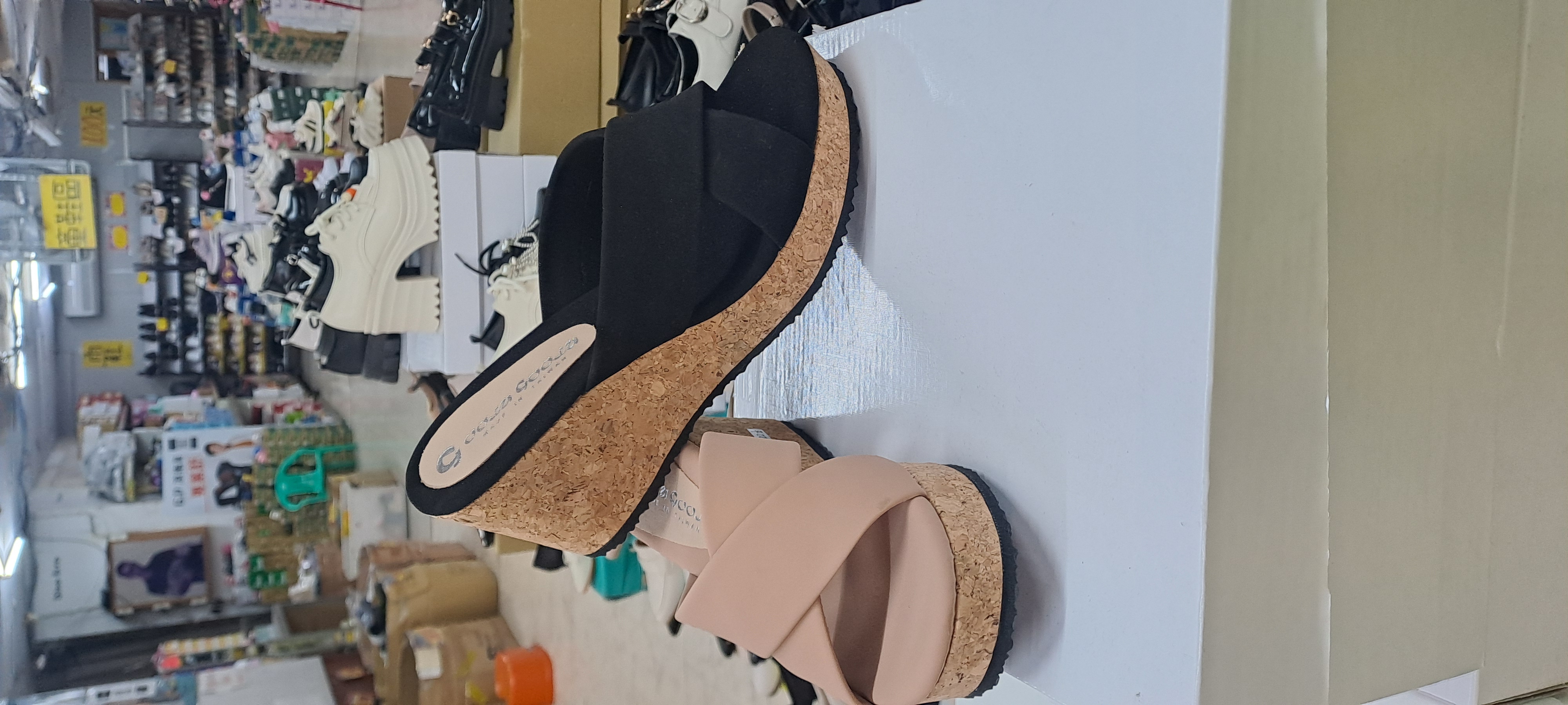 春夏新款女鞋台灣製造跟高八公分 交叉拖鞋 09_330 7