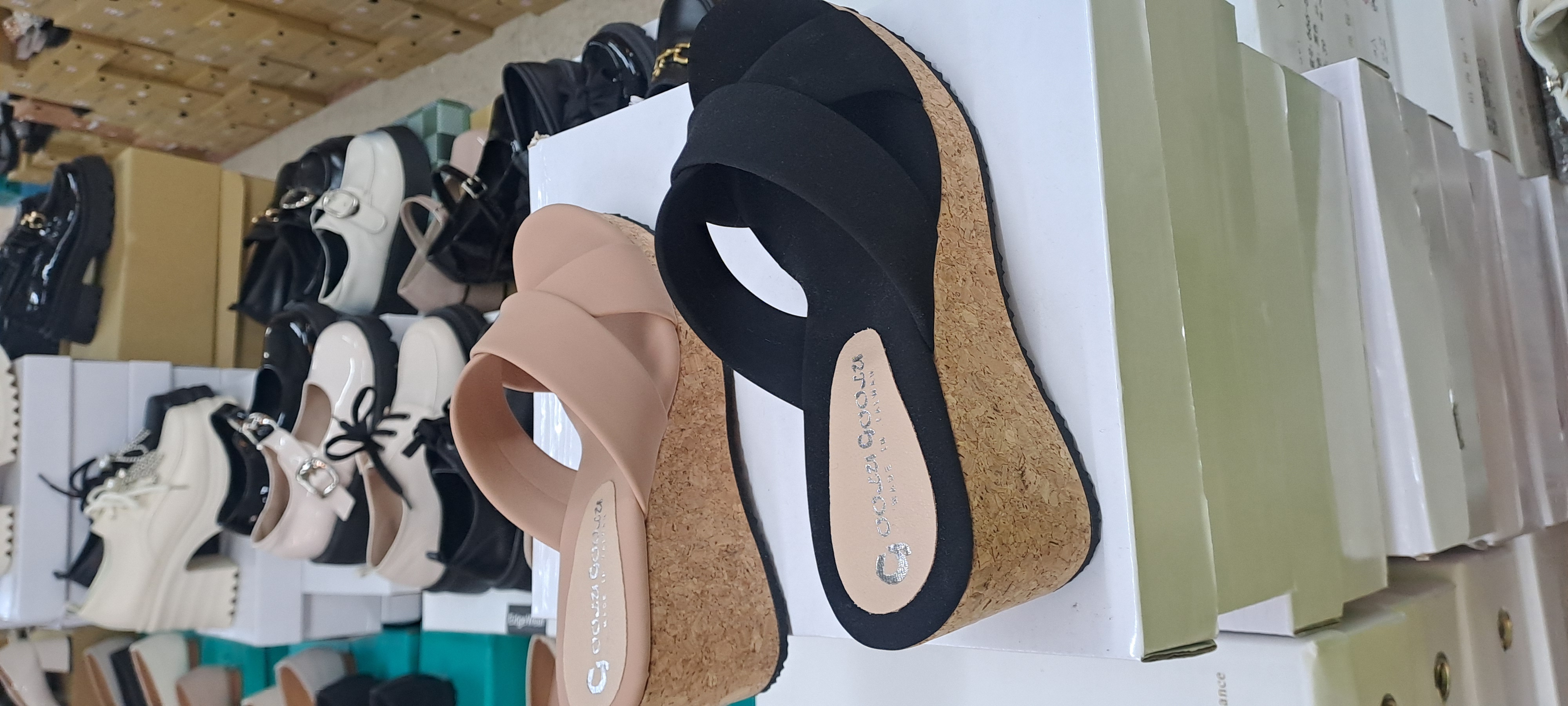 春夏新款女鞋台灣製造跟高八公分 交叉拖鞋 09_330 3