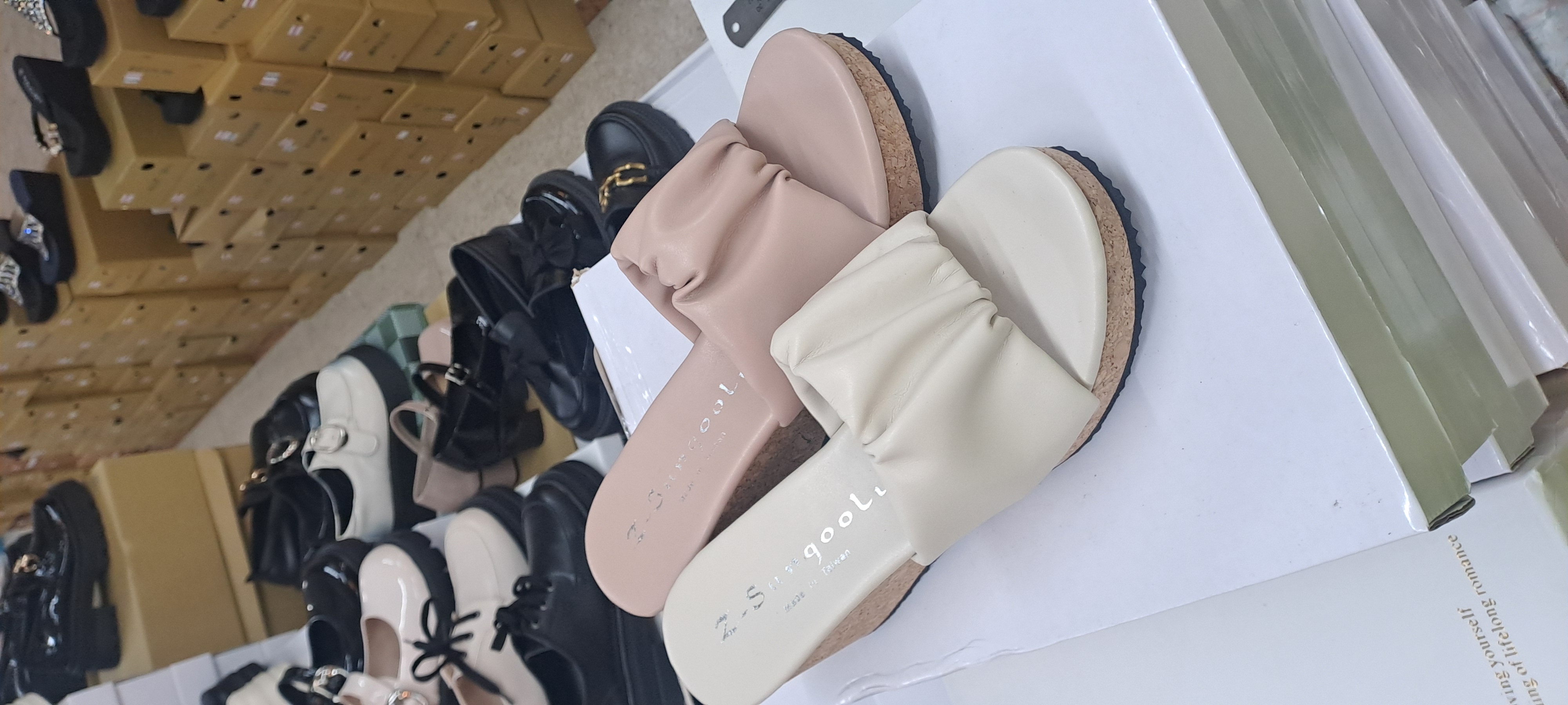 春夏新款台灣製造 前面雲朵 拖鞋高約8公分 09_335 2