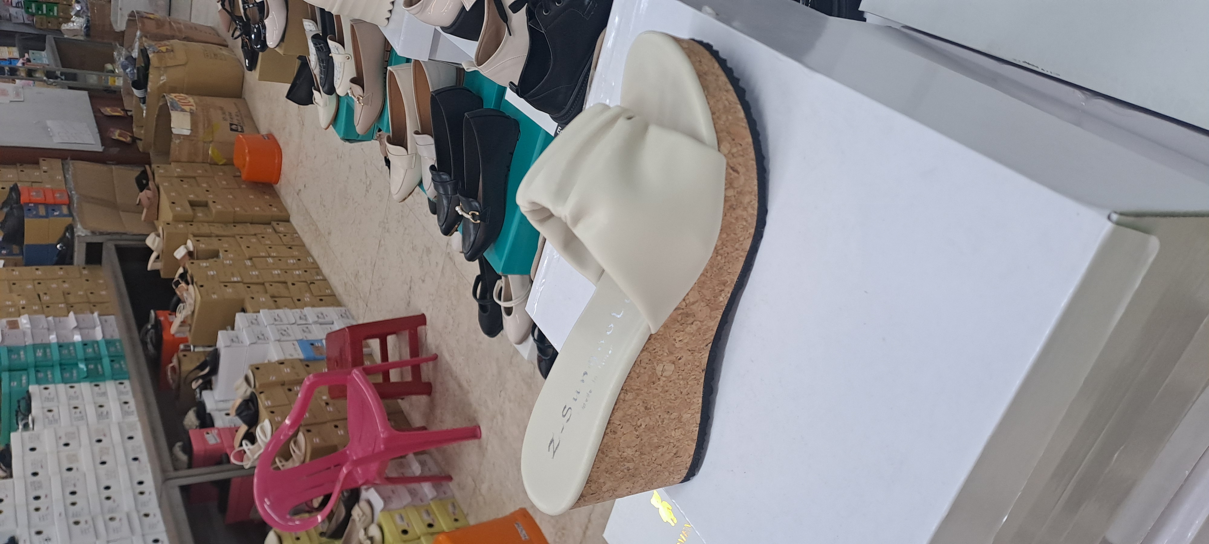 春夏新款台灣製造 前面雲朵 拖鞋高約8公分 09_335 6