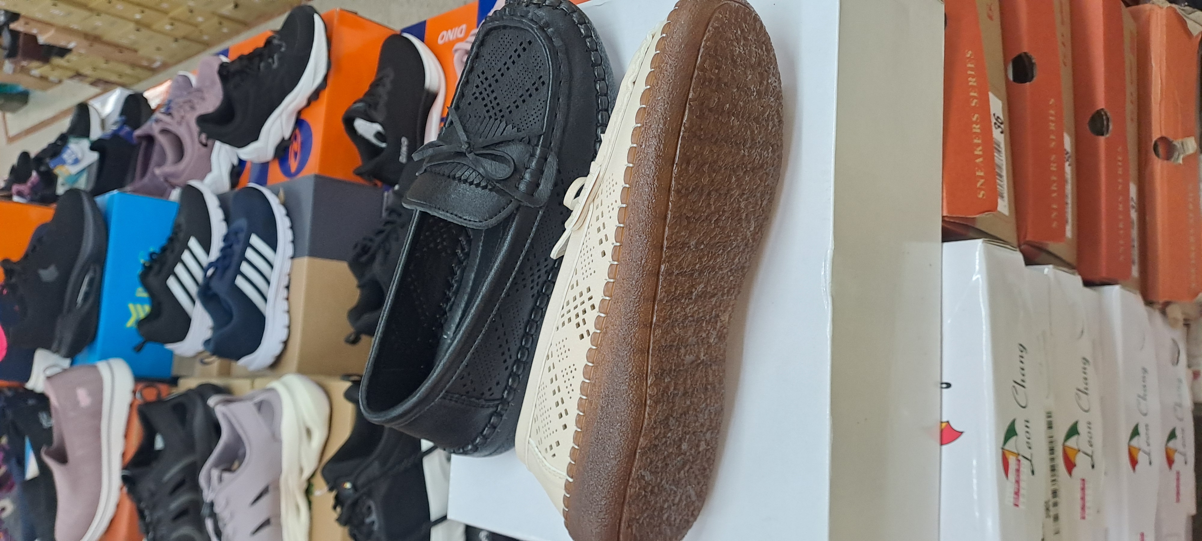 女士車線止滑透氣休閒鞋 7