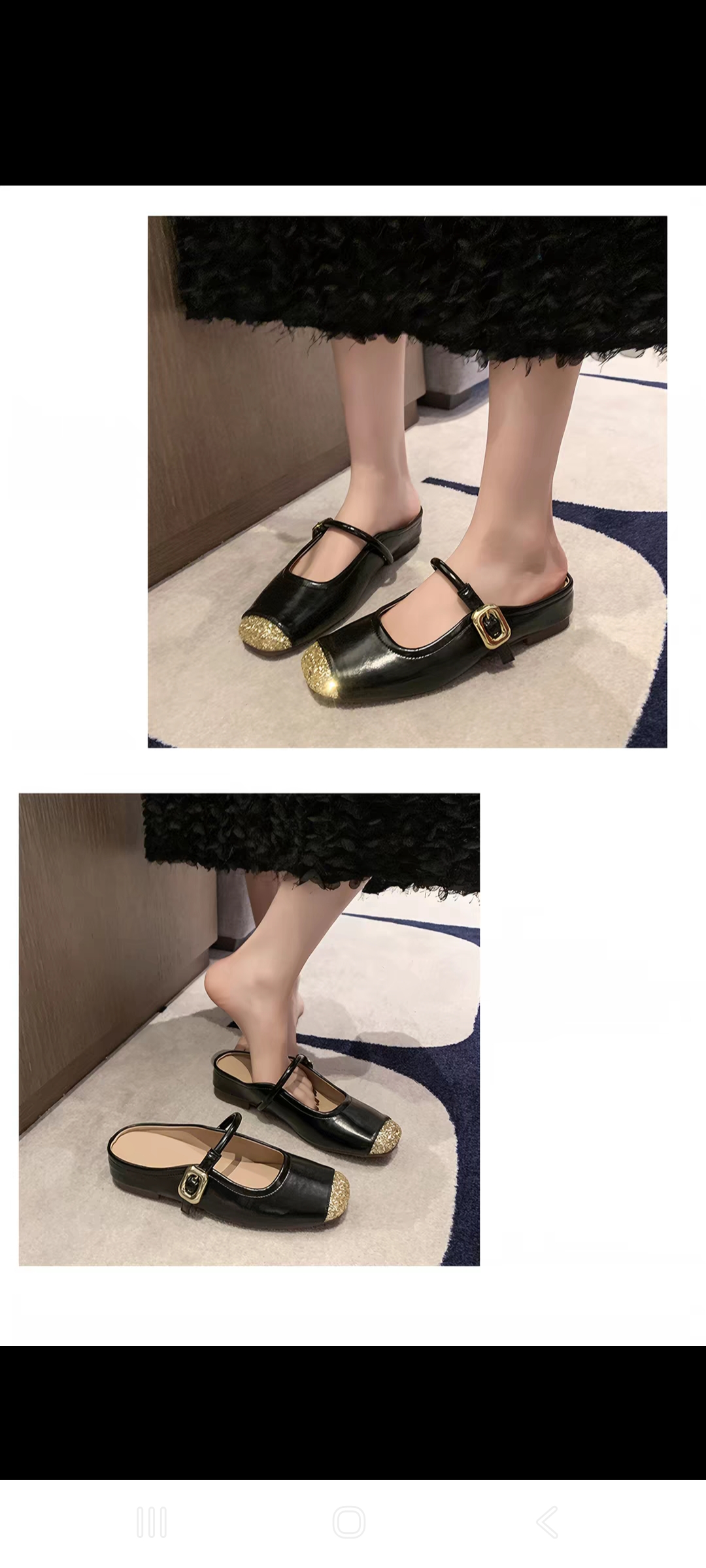 女士前包後空休閒鞋 8