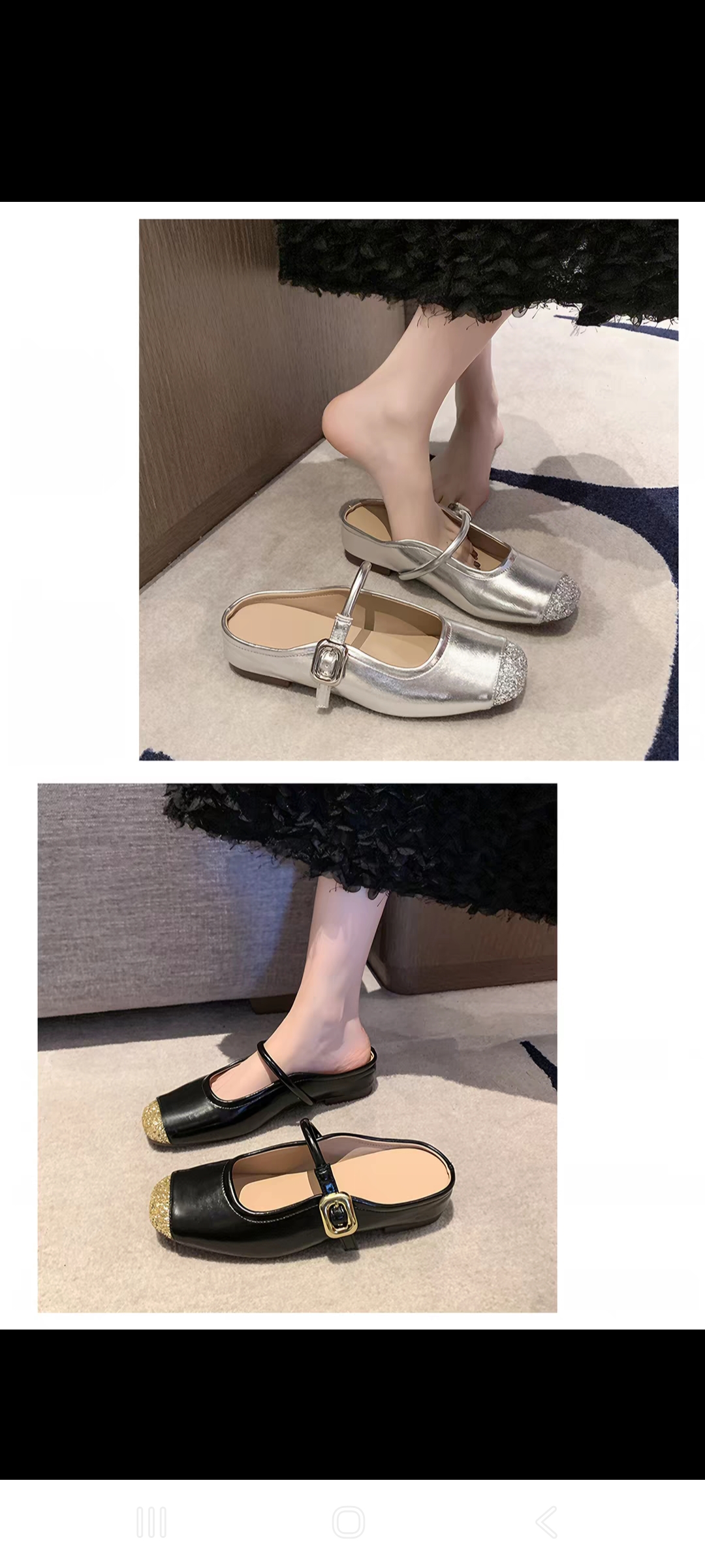 女士前包後空休閒鞋 6